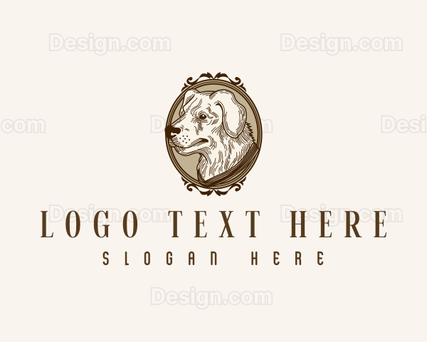 Pet Dog Grooming Logo