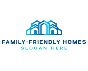 Roofing Builder Residence logo design