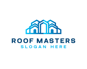 Roofing Builder Residence logo design