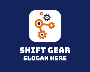 Industrial Gear Machine logo design