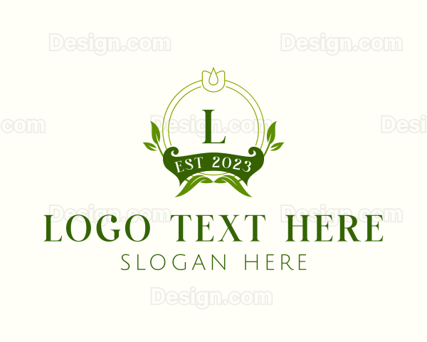 Elegant Floral Wedding Logo