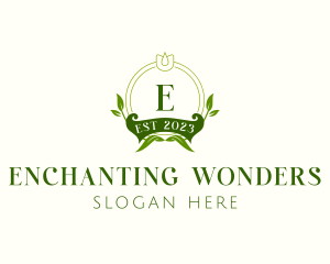 Elegant Floral Wedding logo design