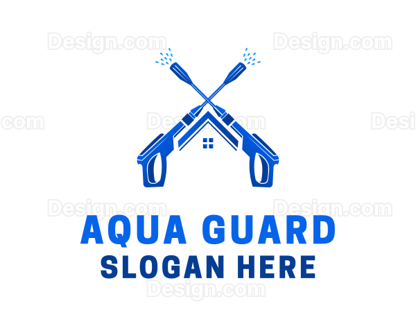 Pressure Washer House Logo