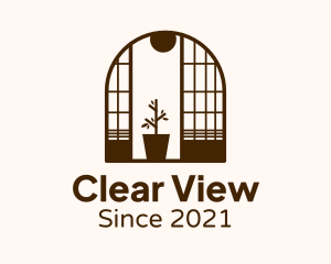 Wooden Window Plant logo