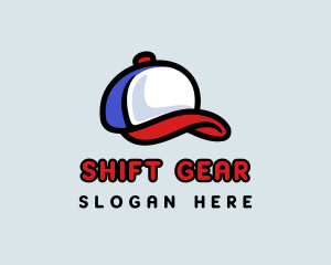 Baseball Hat Head Gear logo design