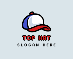 Baseball Hat Head Gear logo design