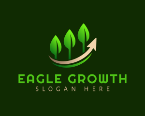 Plant Leaves Growth logo design