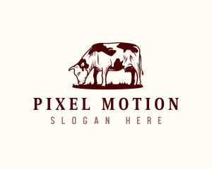 Cow Animal Farm logo design