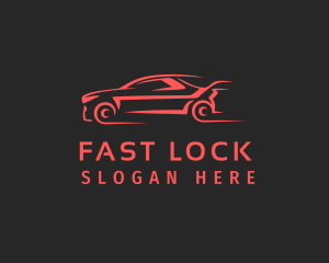 Fast Racing Car logo design