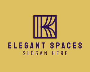 Interior Curtain  Letter K logo