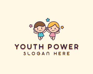 Kids Youth Kindergarten logo design