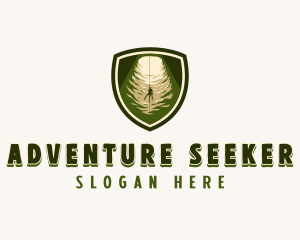 Adventure Cave Caving logo design