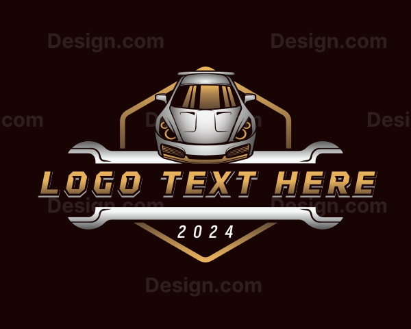 Car Detailing Mechanic Logo