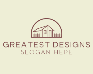 House Property Fence logo design