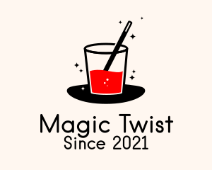 Magic Juice Drink  logo design