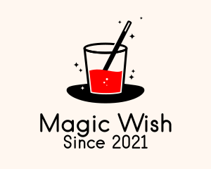 Magic Juice Drink  logo design