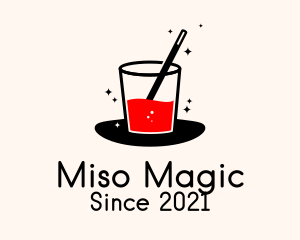 Magic Juice Drink  logo design