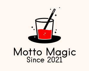 Magic Juice Drink  logo design