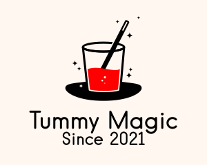 Magic Juice Drink  logo design