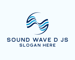 Professional Business Waves logo design