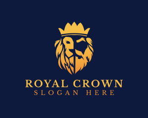 Royal Lion King logo design