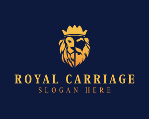 Royal Lion King logo design