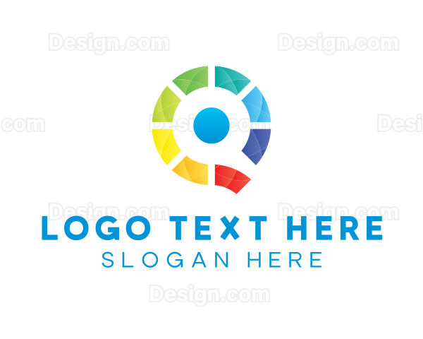 Colorful Startup Business Letter Q Logo