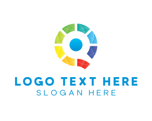 Colorful Startup Business Letter Q  logo design