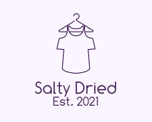 Purple Shirt Laundry  logo design