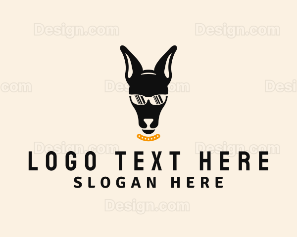 Cool Sunglasses Canine Logo