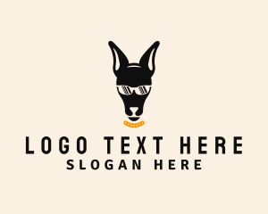 Cool Sunglasses Canine Logo