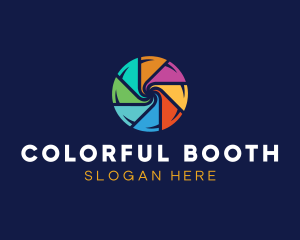 Colorful Paint Circle logo design