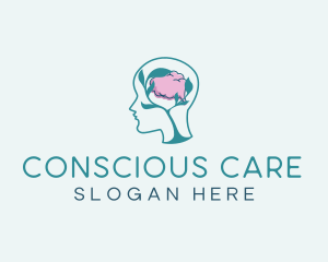 Leaf Brain Care logo design