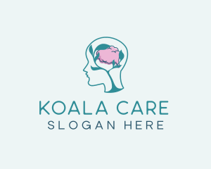 Leaf Brain Care logo design