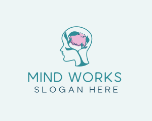 Leaf Brain Care logo design