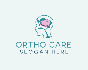 Leaf Brain Care logo design