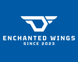 Abstract Wings Aviation logo design