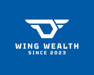 Abstract Wings Aviation logo design