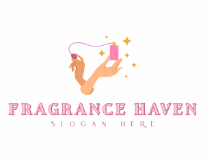 Sparkle Perfume Scent logo design