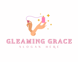 Sparkle Perfume Scent logo design