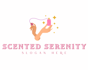 Sparkle Perfume Scent logo design