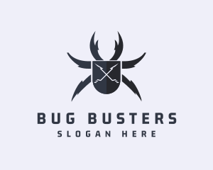 Beetle Insect Shield  logo