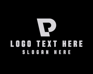 Modern Digital Multimedia Letter P logo