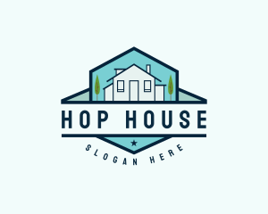 Real Estate House logo design