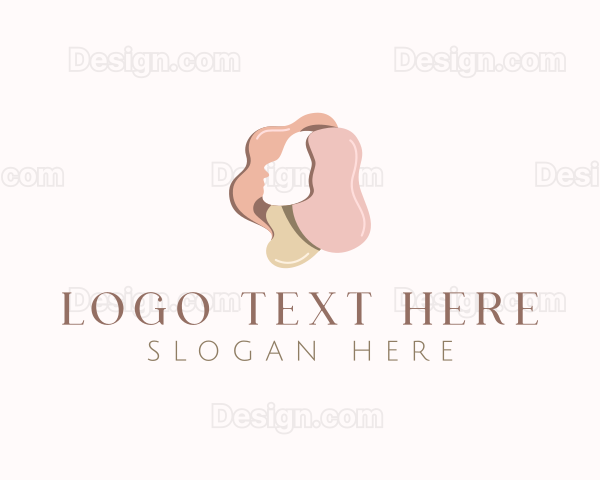 Woman Paint Cosmetics Logo