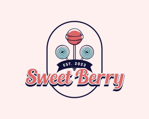 Sweet Lollipop Candy logo design