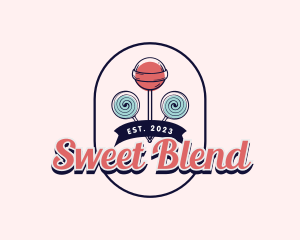 Sweet Lollipop Candy logo design