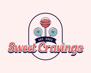 Sweet Lollipop Candy logo design