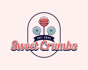 Sweet Lollipop Candy logo design