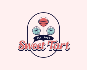 Sweet Lollipop Candy logo design